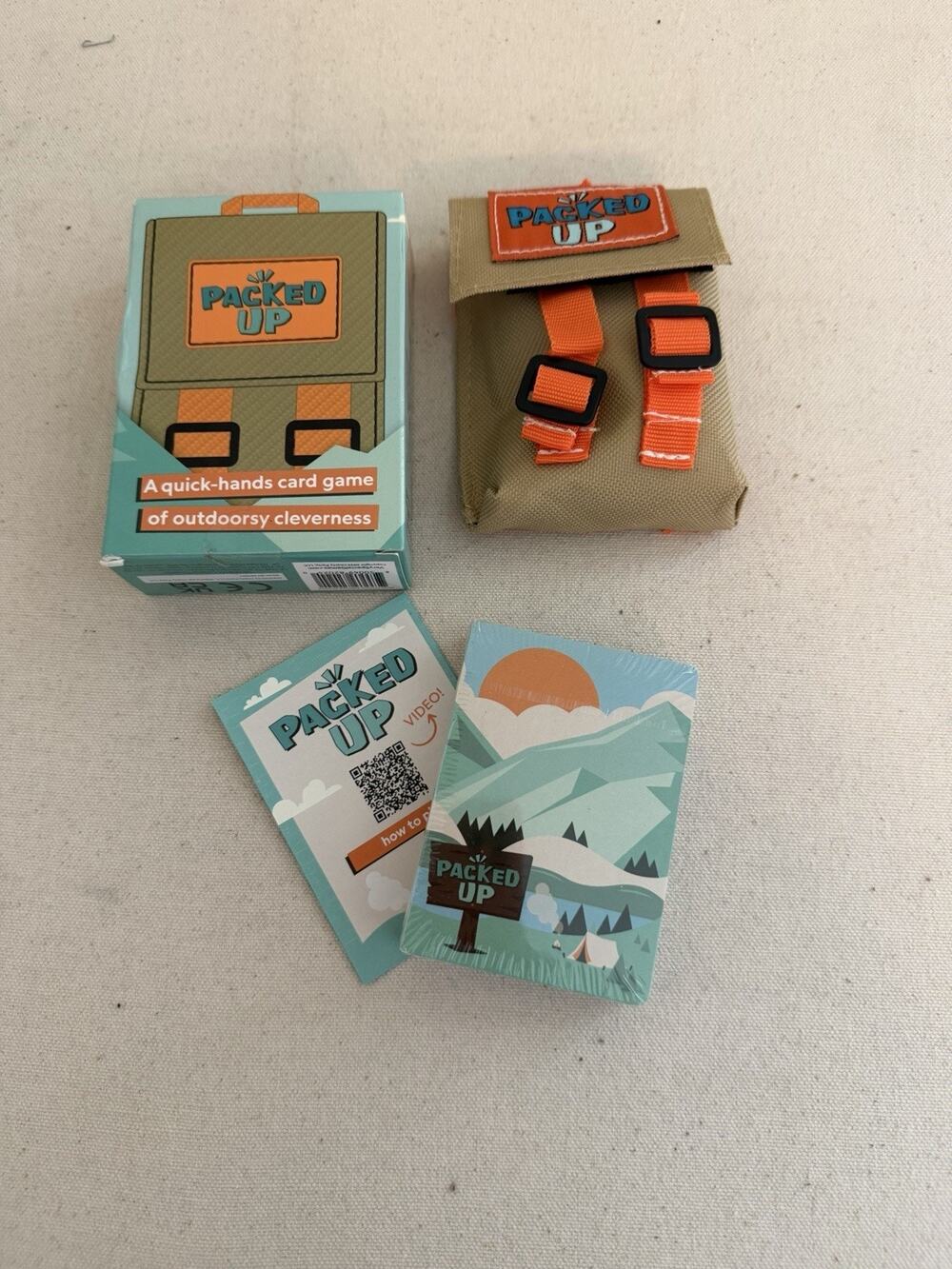 Packed Up A Quick-Hands Card Game of Outdoorsy Cleverness NEW Sealed